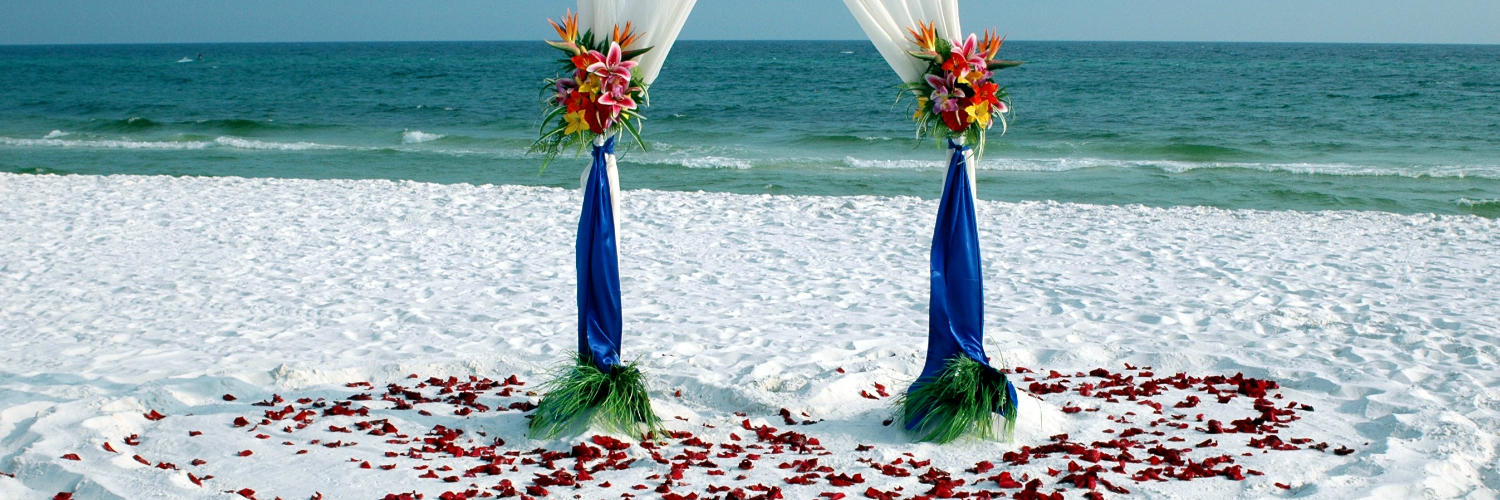 Toms River Florist beach wedding