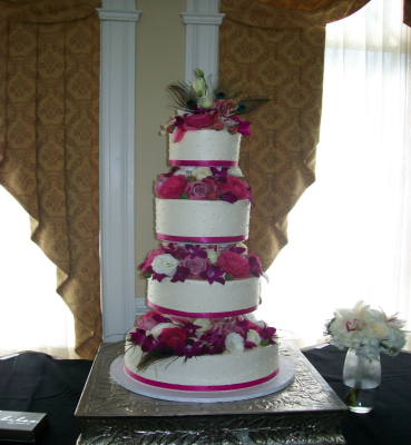 Colorful Wedding Cake Topper