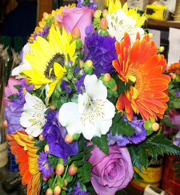 Colorful Wedding Flowers